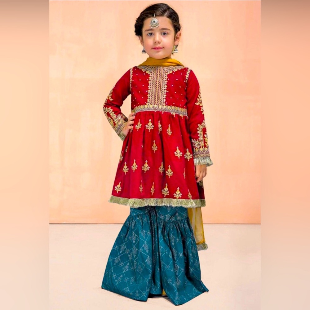 Maria B Kids size 2-4T sharara suit